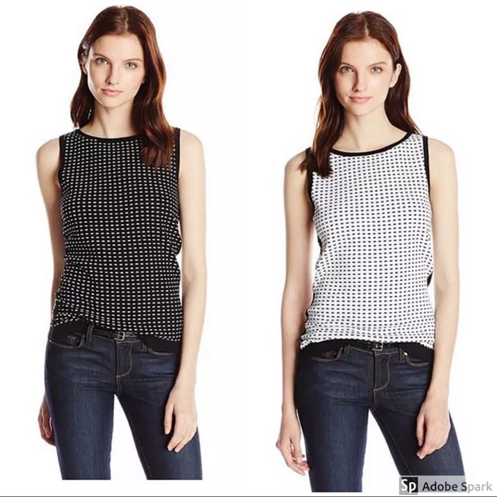 BAILEY 44 'Peg Solitaire' Reversible Sweater Tank